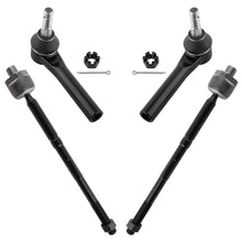 BOXI 4pcs Front Inner Outer Tie Rods Fit for Cadillac Escalade ESV 2015-2019