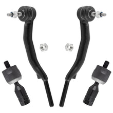 BOXI (Set of 4) Front Inner & Outer Left & Right Side Tie Rods Ends Links Driver Side & Passenger