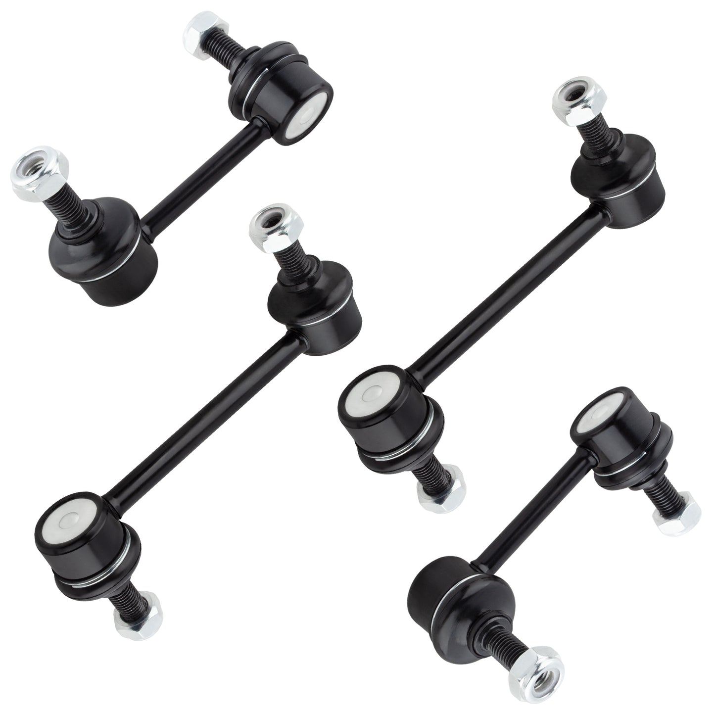 BOXI (2) Front Sway Bar End Links + (2) Rear Sway Bar End Links Fit for Cadillac CTS 2003 2004 2005
