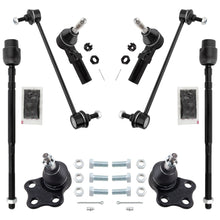 BOXI (Set of 8) Front Inner & Outer Tie Rod End Lower Ball Joint Stabilizer Bar End Link Kit
