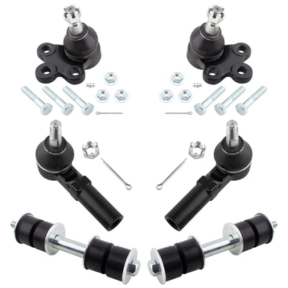BOXI 6pc Front Outer Tie Rod Sway Bar Ball Joints Fit for Buick Lesabre