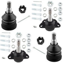 BOXI (Set of 4) Front Upper & Lower Ball Joints Fit for Chevrolet GMC C1500 Suburban C2500 Suburban