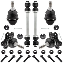 BOXI 6pcs Front Lower & Upper Ball Joints Sway Bar Fit for Chevrolet K1500 Suburban K2500 Tahoe