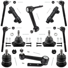 BOXI (Set of 12) Front Steering Idler Arm Inner & Outer Tie Rod Ends Upper & Lower Ball Joints