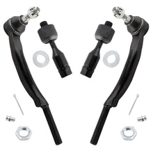 BOXI 4pcs Front Inner Outer Tie Rod Fit for Buick Rainier 2004-07