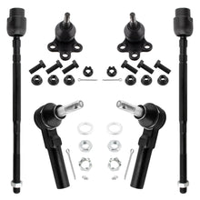 BOXI (Set of 6) Front Inner & Outer Tie Rod End Lower Ball Joints Fit for Buick Allure Century