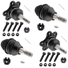 BOXI 4pcs Upper + Lower Ball Joints Fit for Chevrolet K1500 K2500 Suburban 1996 1997 1998 1999