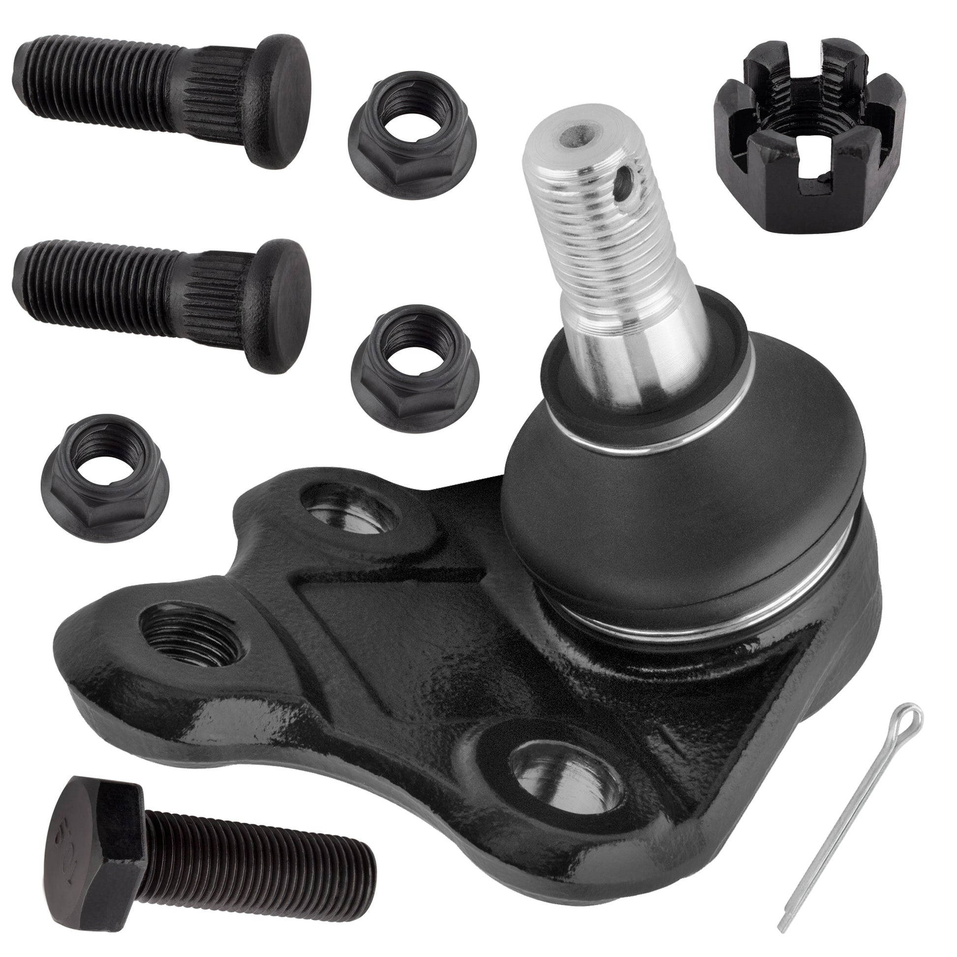 BOXI (Set of 6) Front Lower Ball Joints + Front Outer Tie Rods + Front Stabilizer Sway Bar Links — product photo 9