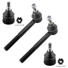 BOXI 4pc Front Lower Ball Joints Outer Tie Rod End Kit K6445 ES2836 for Chevy C1500 C2500 C3500