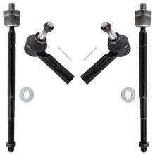 BOXI 4pcs Front Inner Outer Tie Rod Ends Fit for Chevrolet Cobalt 2005-2010