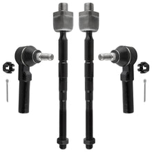 BOXI 4pcs Front Inner Outer Tierod End Set Fit for Chevy Colorado 2004-2005 RWD 4WD