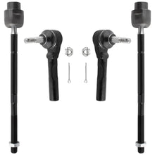 BOXI 4pcs Front Inner Outer Tie Rods Fit for Chevrolet Malibu 2004 2005 2006 2007 2008 2009 2010