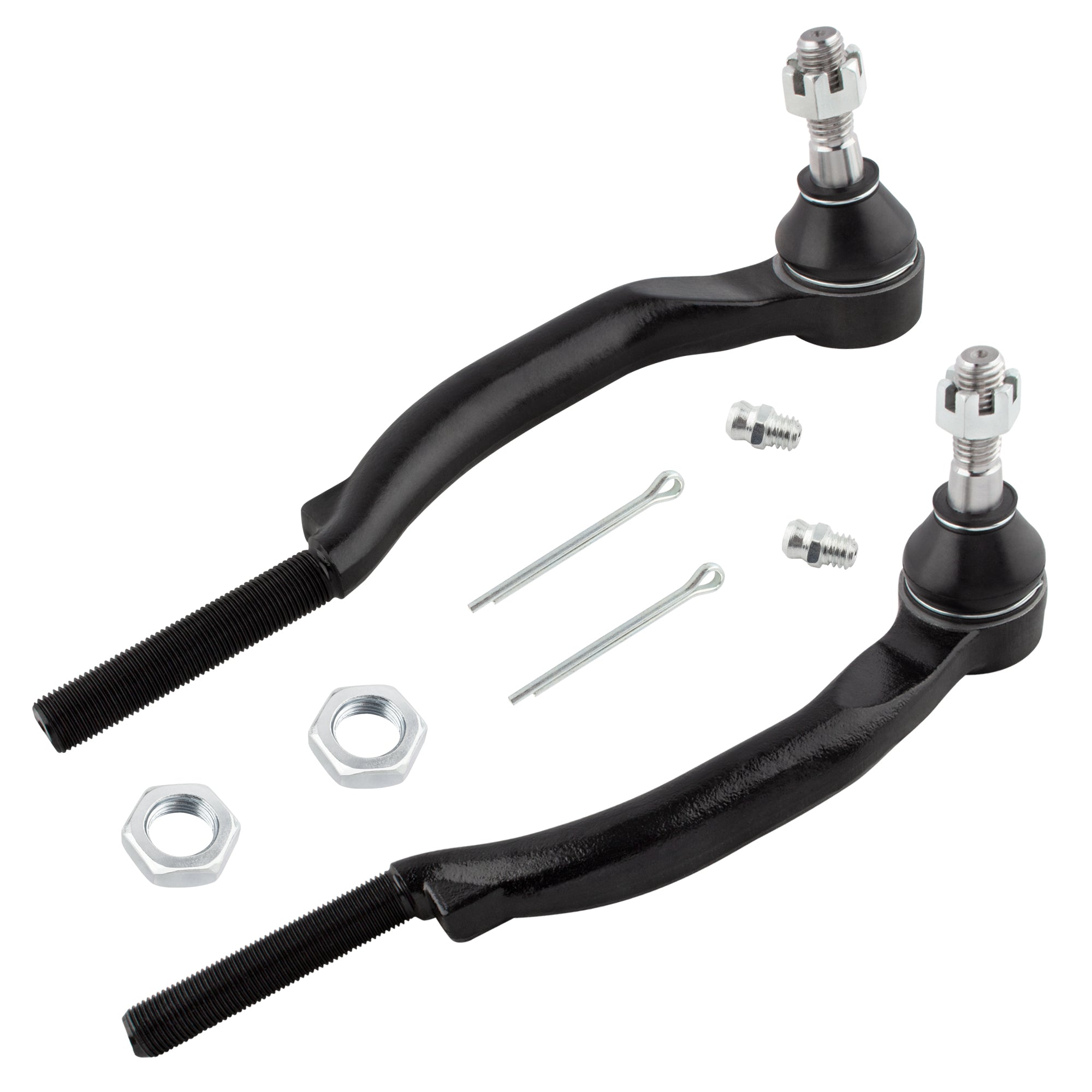 BOXI 2pcs Front Outer Tie Rods for Buick Rainier 04-07