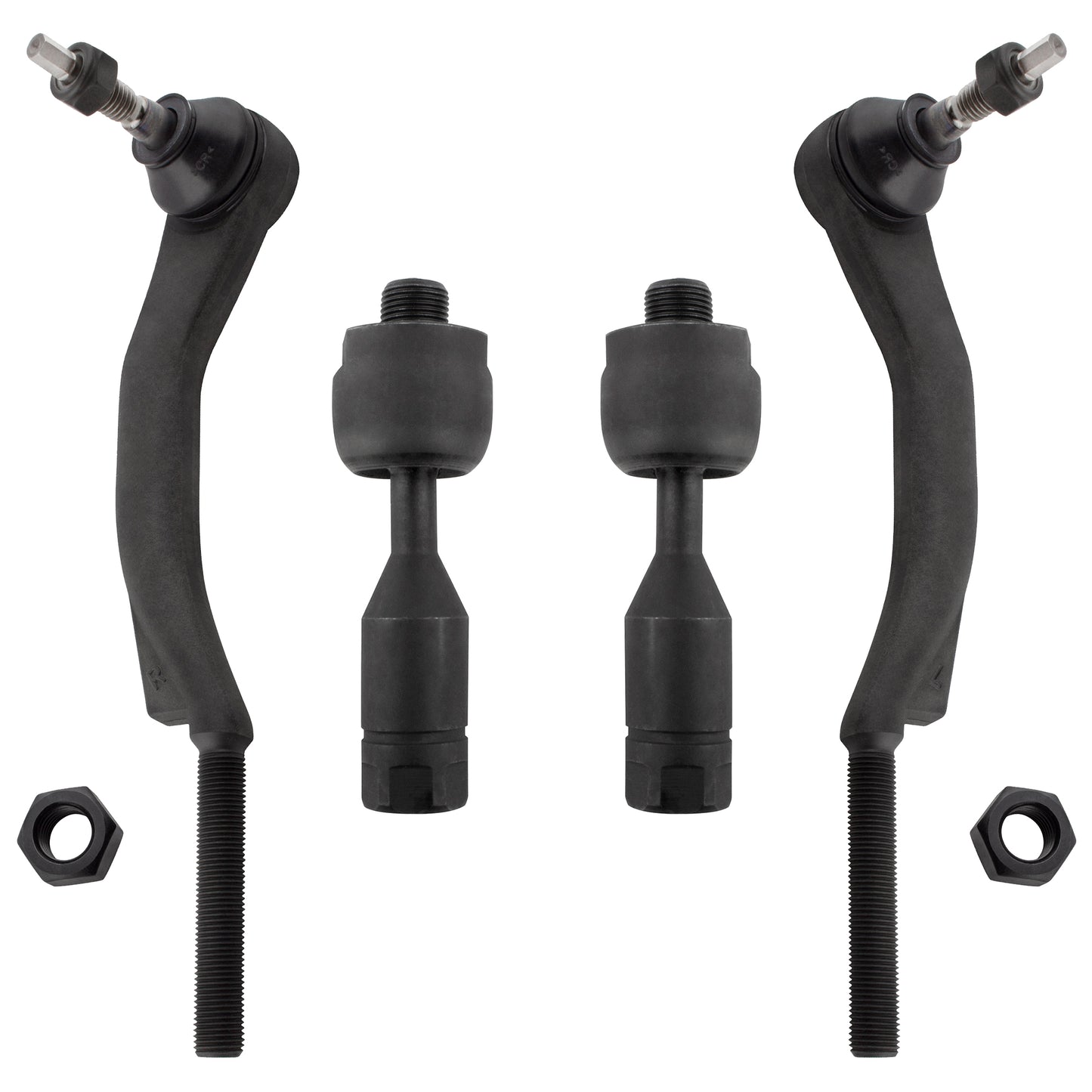 BOXI Front Inner & Outer Tie Rods Ends Links Fit for Chevrolet Trailblazer EXT 2002