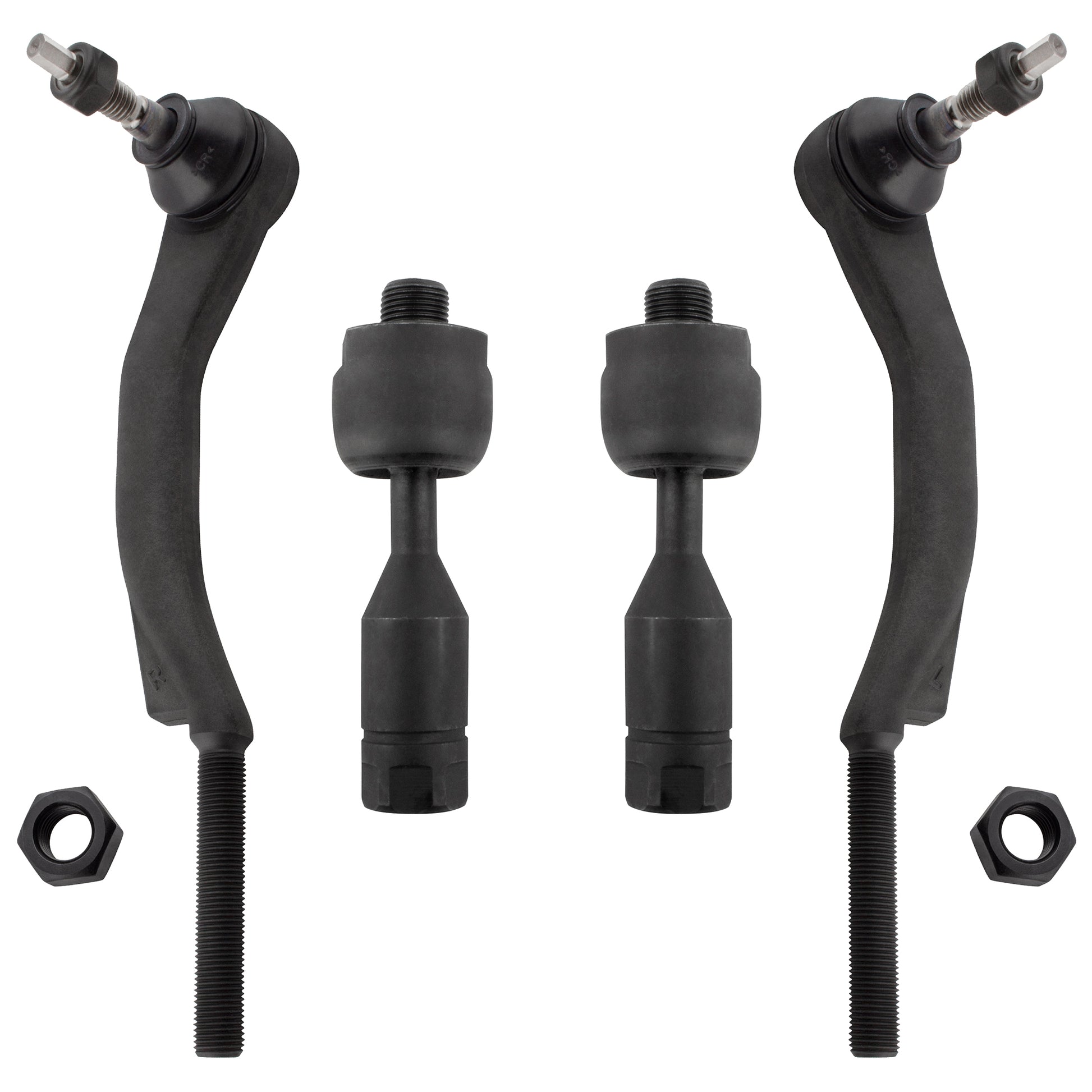 BOXI Front Inner & Outer Tie Rods Ends Links Fit for Chevrolet Trailblazer EXT 2002