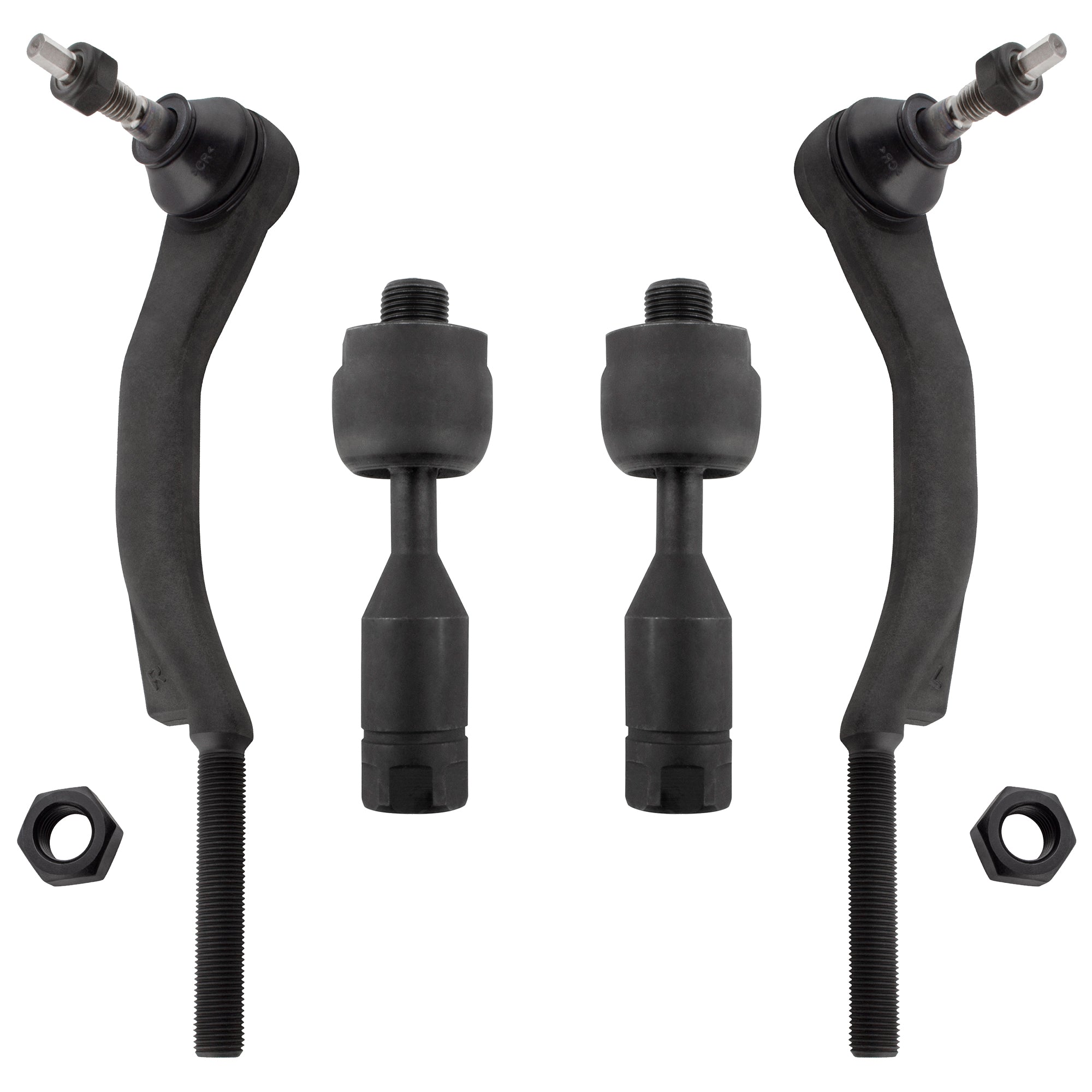 BOXI Front Inner & Outer Tie Rods Ends Links Fit for Chevrolet Trailblazer EXT 2002