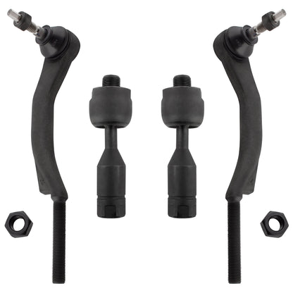 BOXI Front Inner & Outer Tie Rods Ends Links Fit for Chevrolet Trailblazer EXT 2002