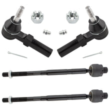 BOXI (Set of 4) Front Inner And Outer Tie Rods Fit for Chevrolet Chevy Camaro 2010 2011 2012 2013