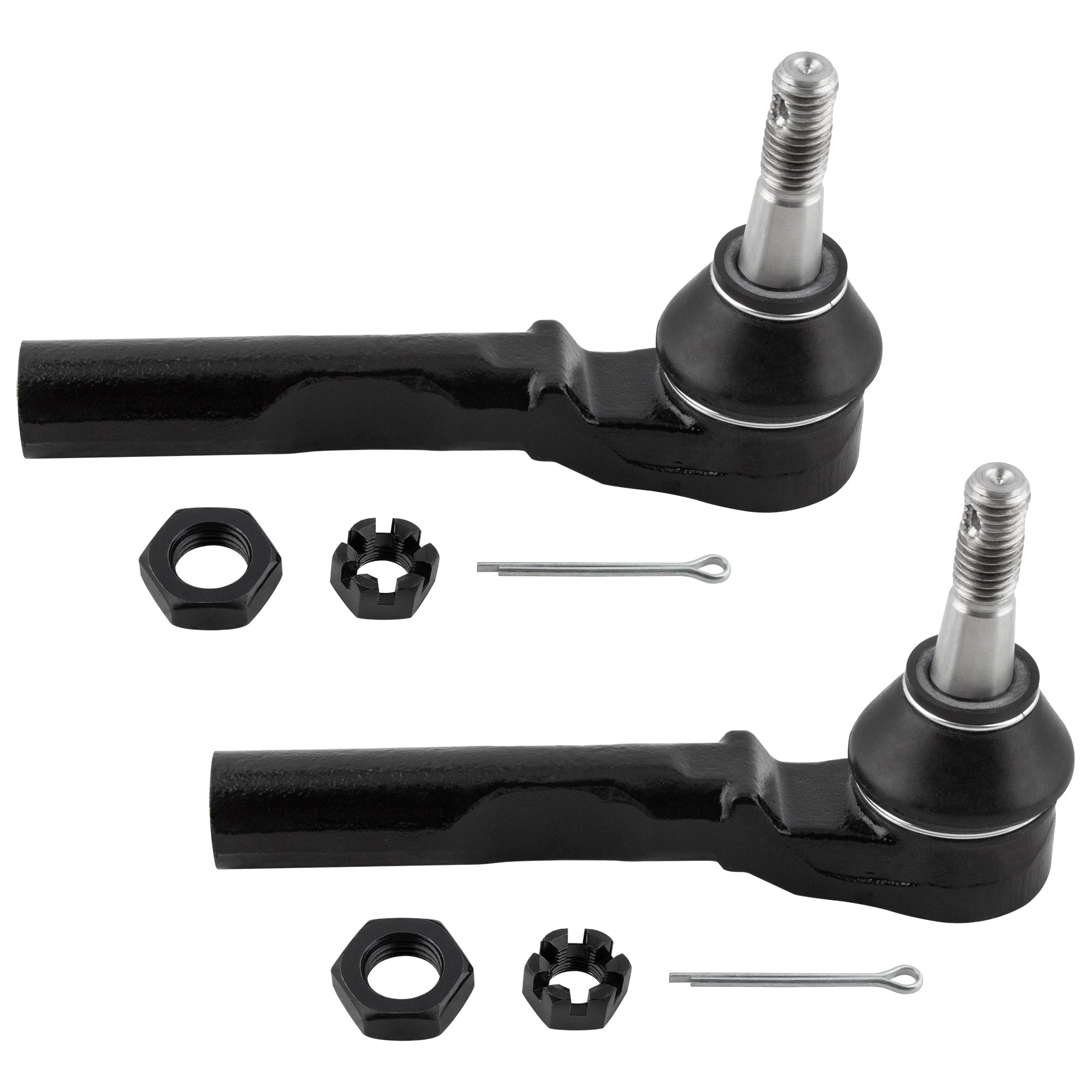 BOXI (Set of 2) Front Outer Tie Rod Ends Fit for Chevrolet Malibu 2004 2005 2006 2007 2008 2009