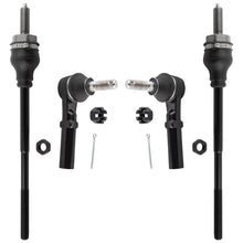 BOXI (Set of 4) Front Inner & Outer Tie Rod Ends Fit for Chevrolet Chevy Express 2500 3500 2003-2019