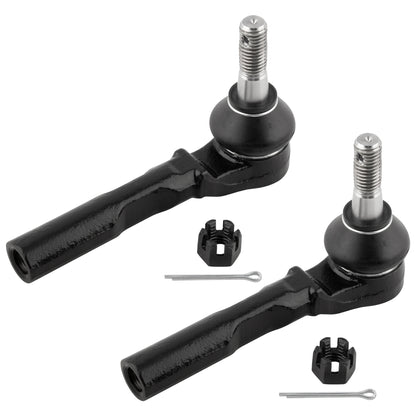 BOXI Qty(2) Front Outer Tie Rod Ends Fit for Chevrolet Chevy Express 1500 2003-2014