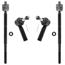 BOXI (Set of 4) Front Inner & Outer Tie Rod Ends Front Suspension Kit Driver & Passenger Side