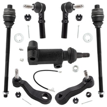 BOXI (Set of 7) Front Inner Outer Tie Rod Idler Arm Bracket Pivot 3 Groove Pitman Arm Kit Fit