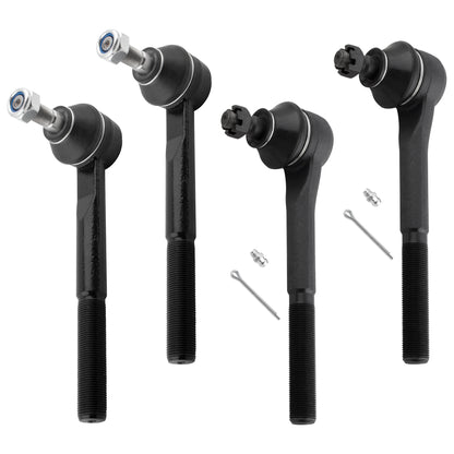 BOXI 4pc Inner Outer Tie Rod Ends Fit for Chevrolet for GMC K1500 K2500 K3500 1988-1999
