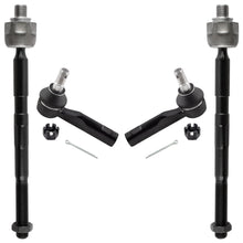 BOXI (Set of 4) Front Inner and Outer Tie Rod End Links Fit for Chevrolet Chevy Colorado 2006-2012