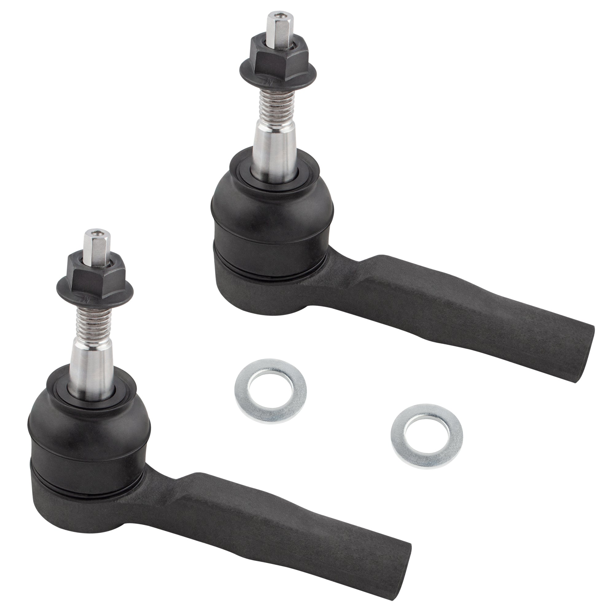 BOXI (Set of 2) Front Outer Tie Rod Ends Fit for Cadillac SRX 2010 2011 2012 2013 2014 2015 2016