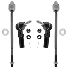 BOXI (Set of 4) Front Inner Outer Tie Rod Ends Fit for Saturn SC SL SW Series 1991-2002