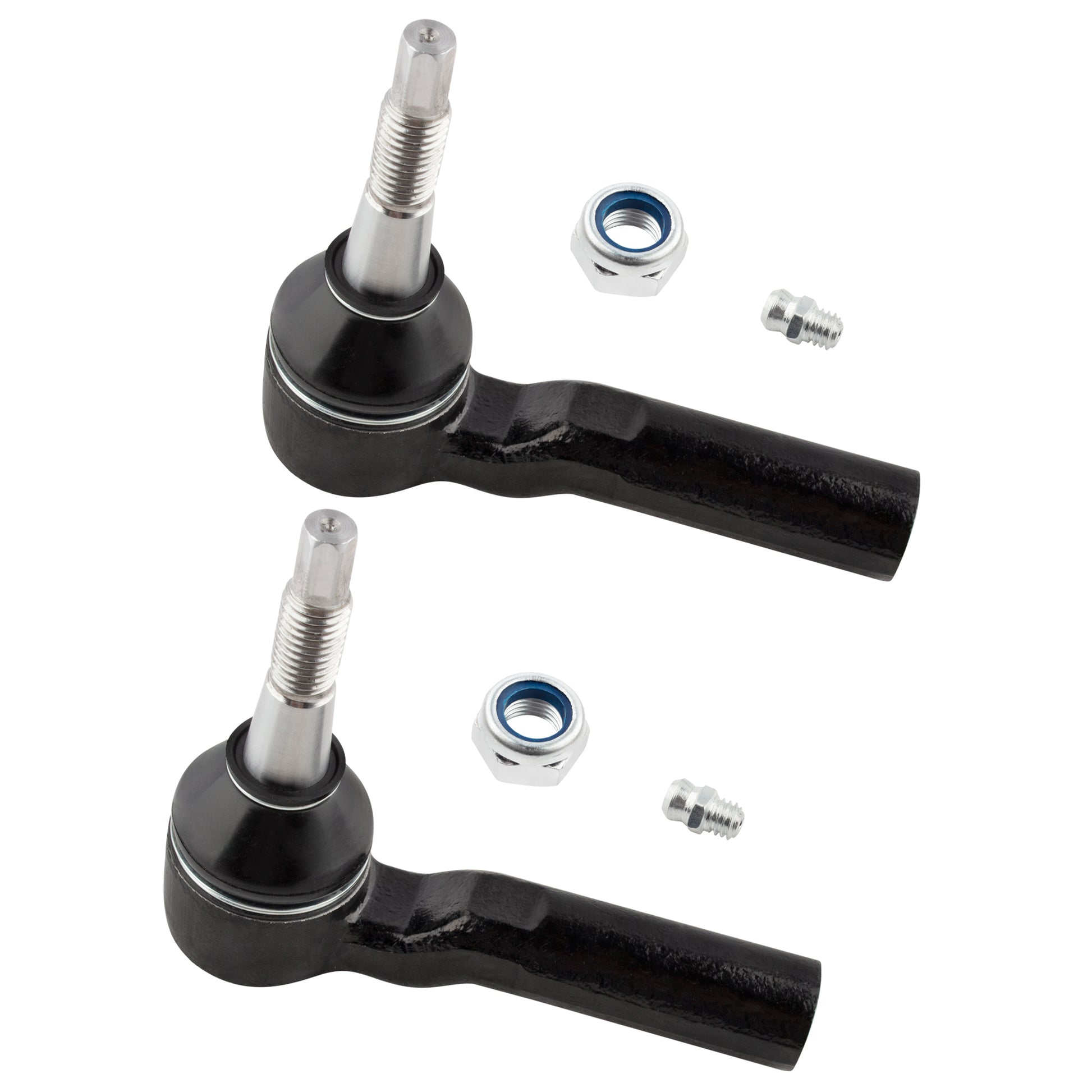 BOXI (Set of 2) Front Outer Tie Rod Ends Fit for Chevrolet Chevy Silverado 2500 HD 3500 HD 2011