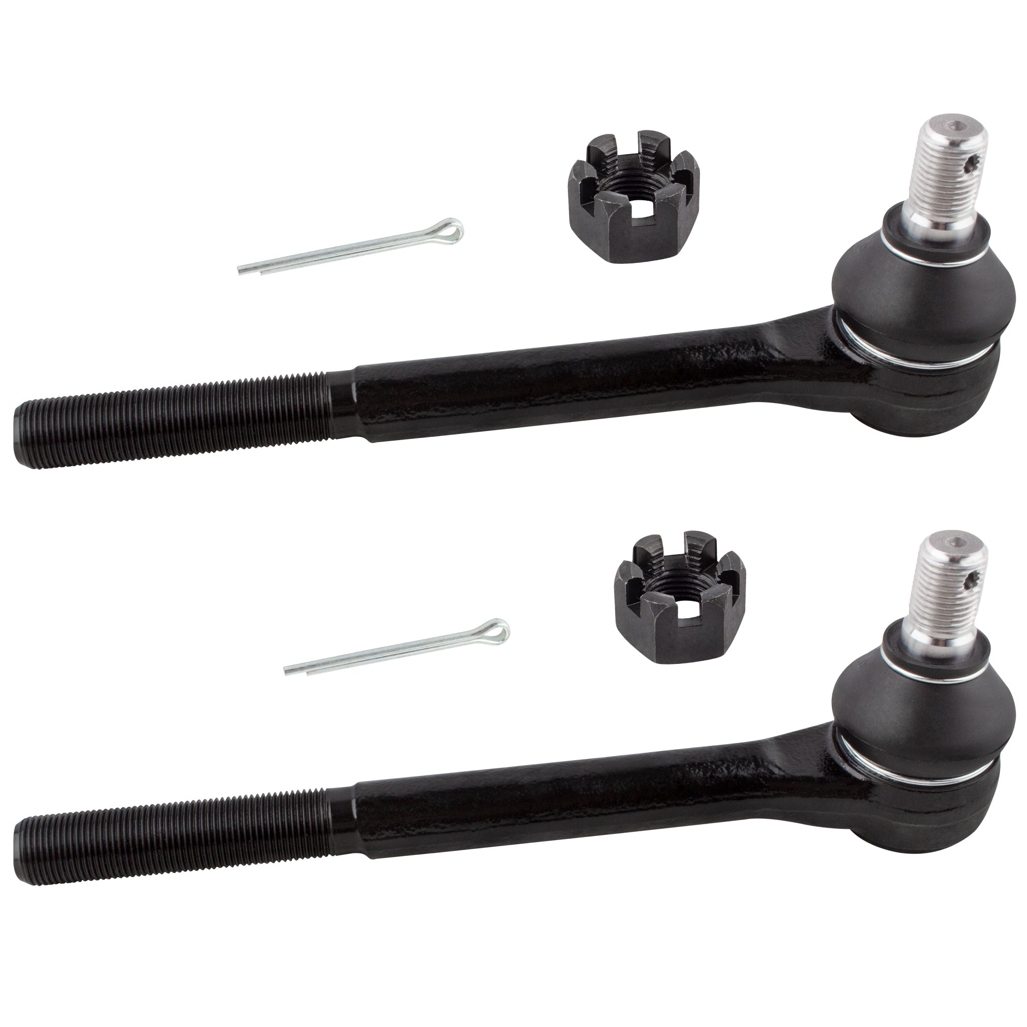 BOXI (Set of 2) Front Outer Tie Rod Ends Fit for Chevrolet Chevy for GMC Suburban C10 C20 R10 R20
