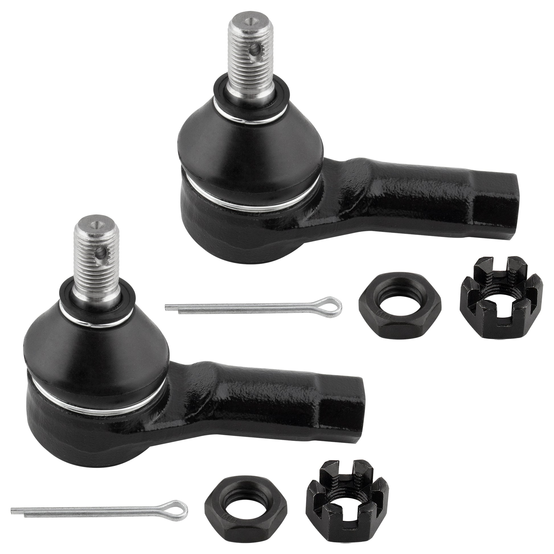 BOXI (Set of 2) Front Outer Tie Rod End Links Fit for Suzuki Esteem 1995 1996 1997 1998 1999 2000