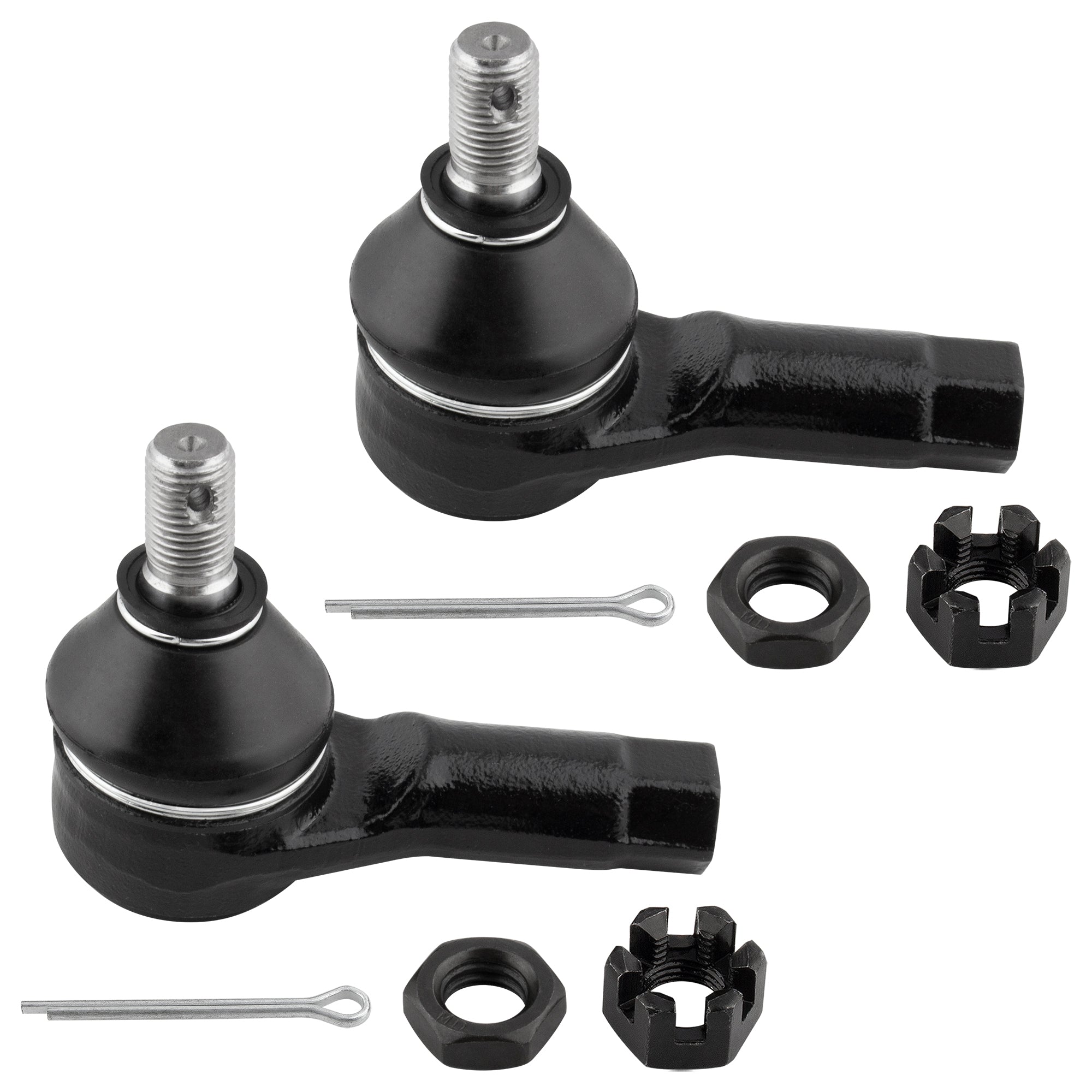 BOXI (Set of 2) Front Outer Tie Rod End Links Fit for Suzuki Esteem 1995 1996 1997 1998 1999 2000