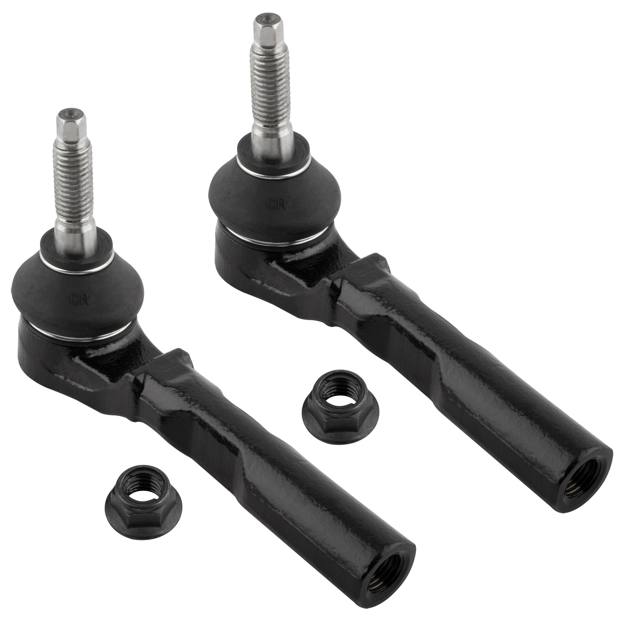BOXI (Set of 2) Front Outer Tie Rod Ends Fit for Chevrolet Chevy Cavalier 1995 1996 1997 1998 1999