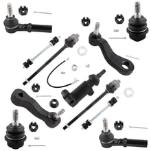 BOXI (Set of 11) Front Lower Ball Joints Inner Outer Tie Rods Sway Bars Idler Arm Pitman Arm