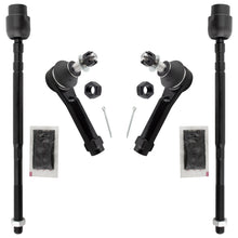 BOXI (Set of 4) Front Inner & Outer Tie Rod Ends Fit for Chevrolet Impala 2004-2013 Impala Limited