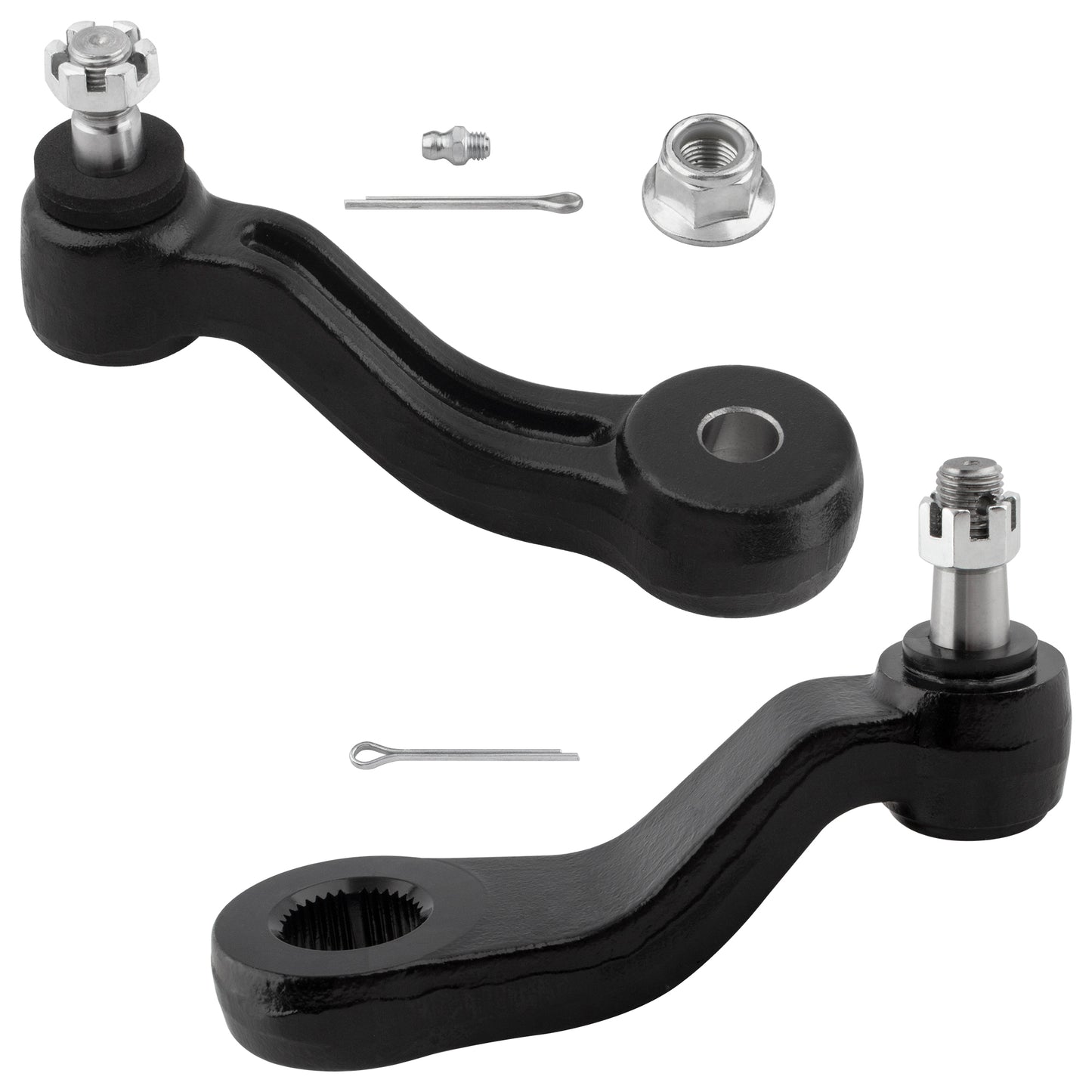 BOXI (Set of 2) Front Steering Pitman & Idler Arm Fit for Cadillac Escalade 1999-2000