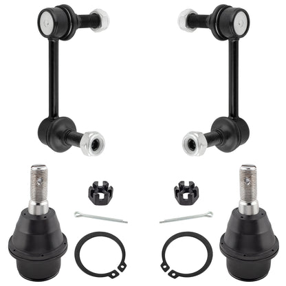 BOXI (Set of 4) Front Sway Bar End Links Lower Ball Joints Fit for Buick Rainier for Chevrolet SSR