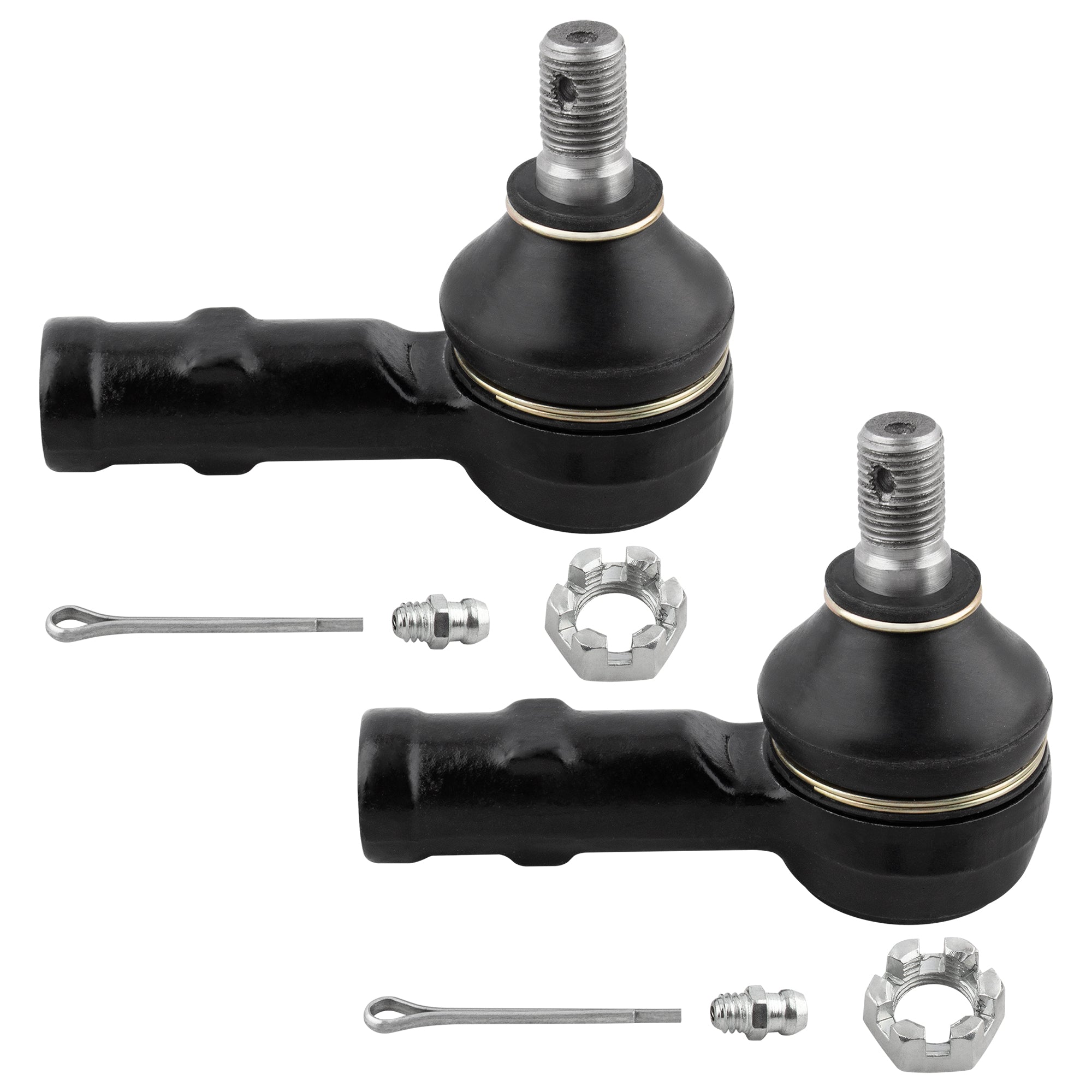 BOXI (Set of 2) Front Outer Tie Rod End Links Fit for Chevrolet Chevy LUV 1979 1980 1981 1982