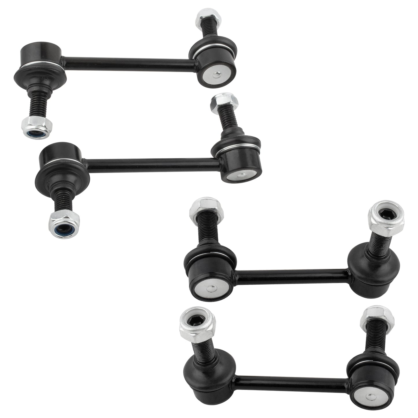 BOXI Front and Rear Stabilizer Sway Bar End Links Fit for Buick Rainier Chevy SSR Trailblazer Ext