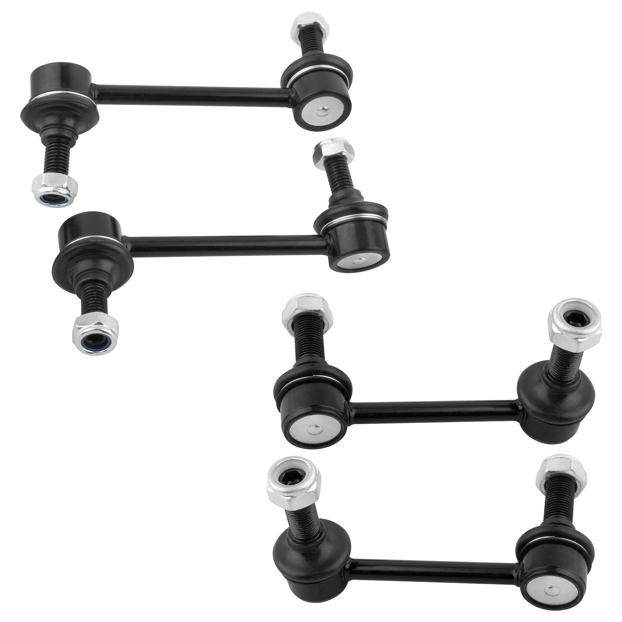 BOXI Front and Rear Stabilizer Sway Bar End Links Fit for Buick Rainier Chevy SSR Trailblazer Ext