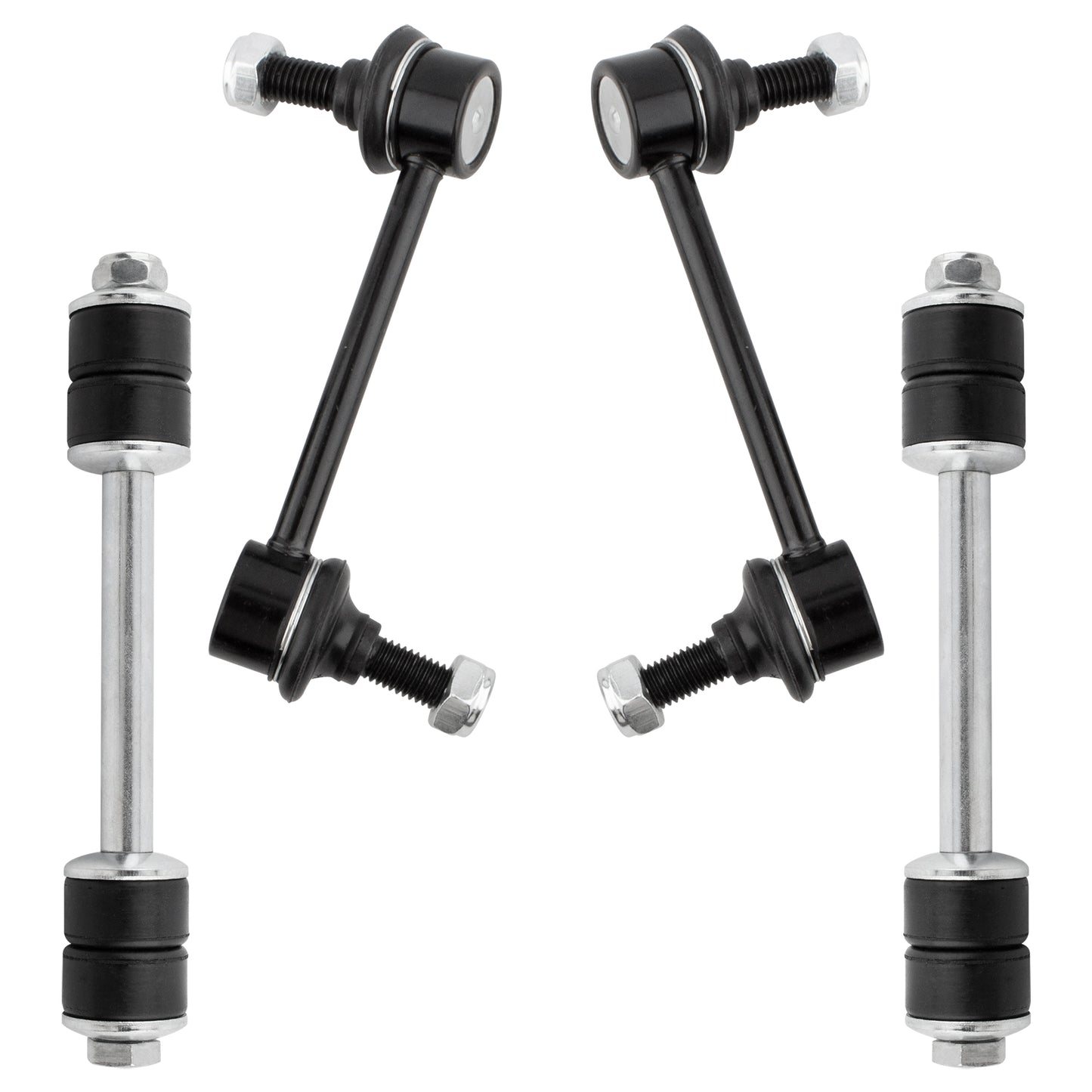 BOXI 4pcs Front Rear Sway Bar End Link Kit Fit for Chevrolet Trailblazer 2008-2009