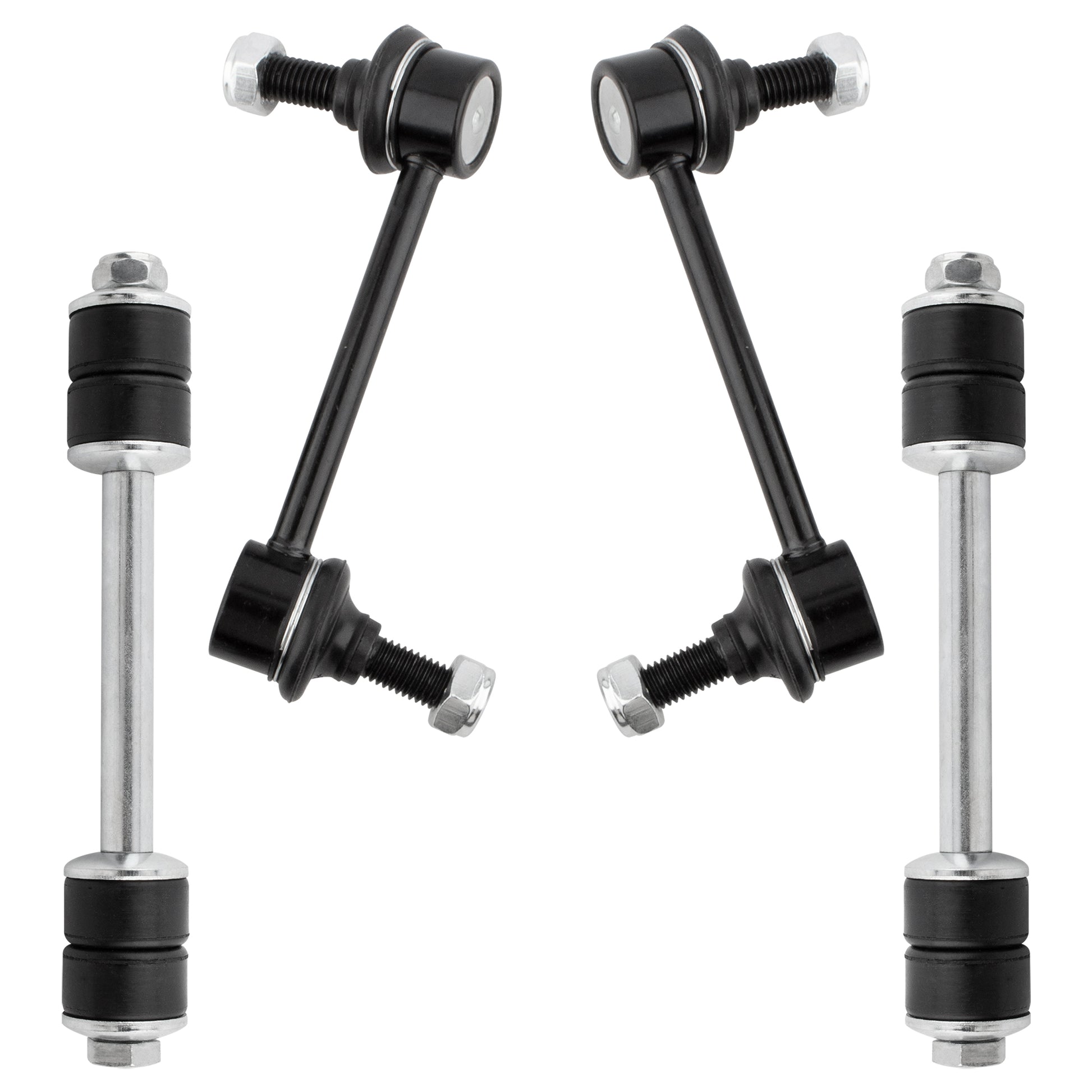 BOXI 4pcs Front Rear Sway Bar End Link Kit Fit for Chevrolet Trailblazer 2008-2009