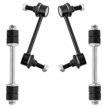 BOXI 4pcs Front Rear Sway Bar End Link Kit Fit for Chevrolet Trailblazer 2008-2009