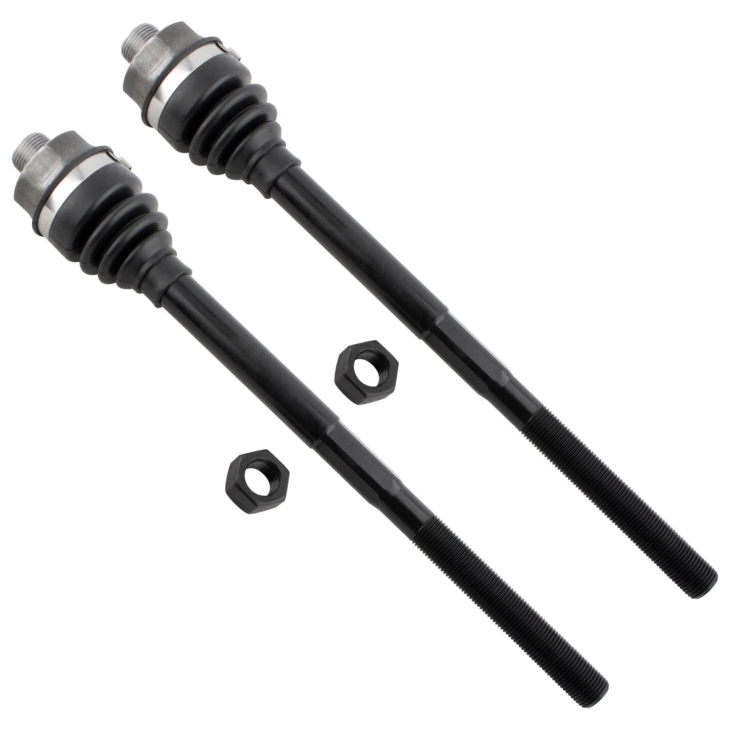 BOXI (Set of 2) Front Inner Tie Rod Ends Fit for Chevrolet Chevy Silverado 2500 HD 3500 HD 2011-2019