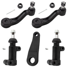 BOXI (Set of 5) Front Steering Pitman Arm + Idler Arm + Idler Arm Bracket Fit for Chevrolet Express