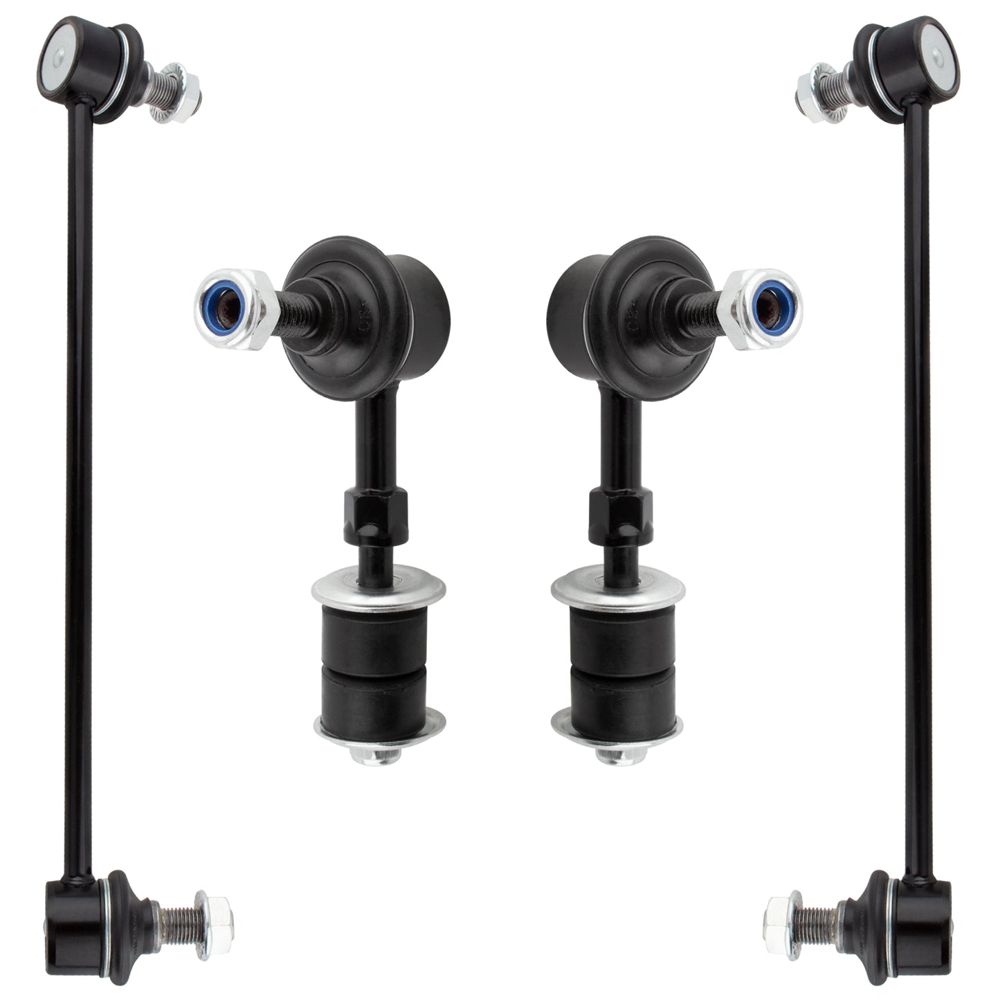 BOXI (Set of 4) Front & Rear Stabilizer Sway Bar End Links Fit for Chevrolet Equinox 2005 2006