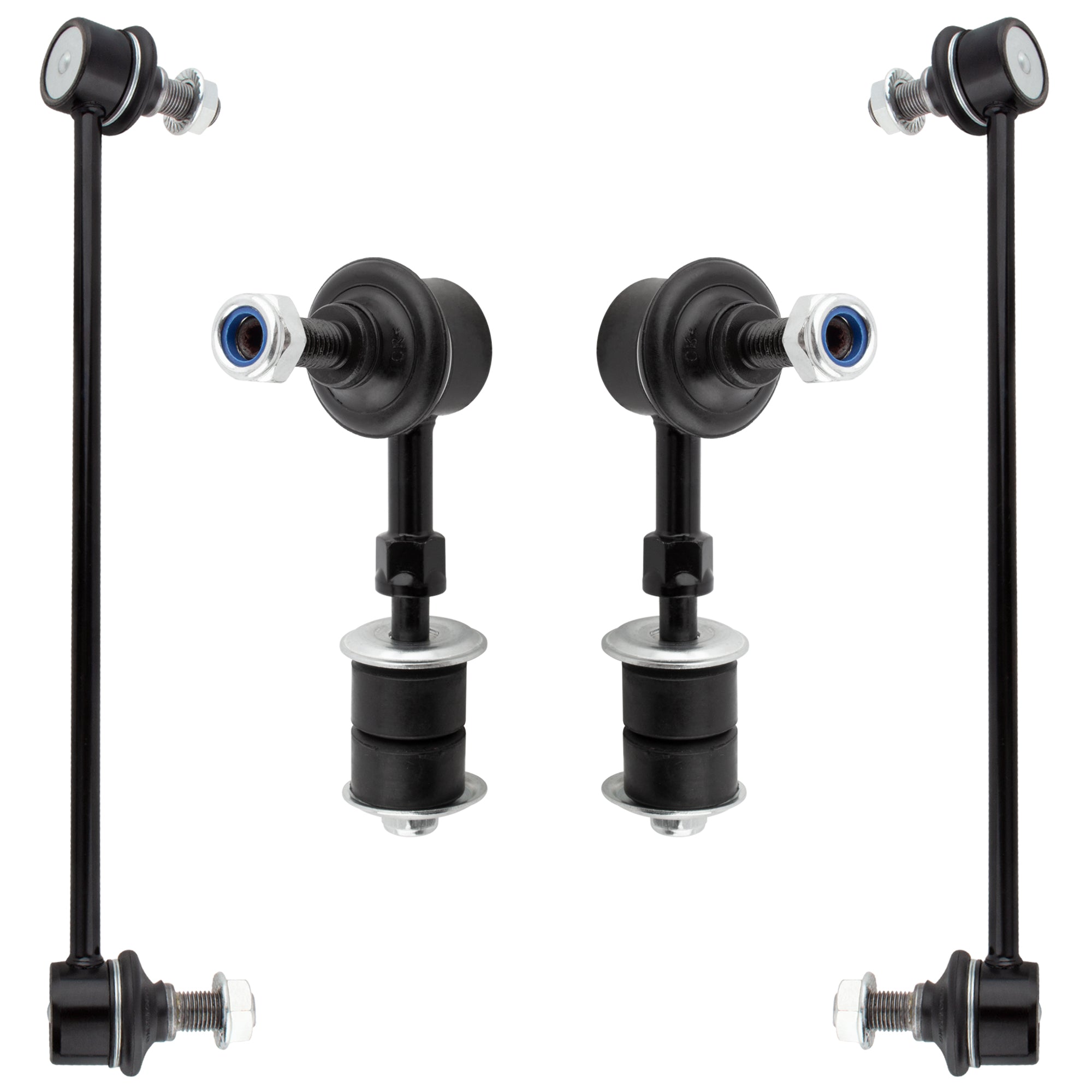 BOXI (Set of 4) Front & Rear Stabilizer Sway Bar End Links Fit for Chevrolet Equinox 2005 2006